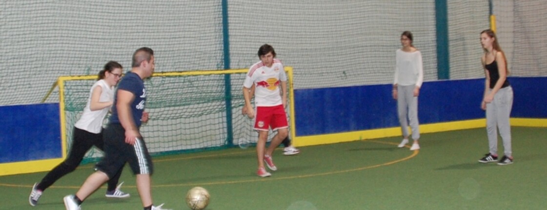 Beim Fußballspielen