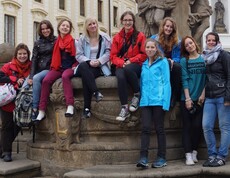 Gruppenfoto in Prag