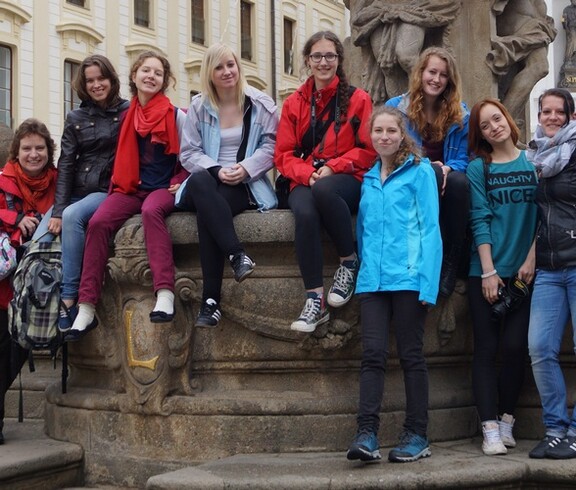 Gruppenfoto in Prag