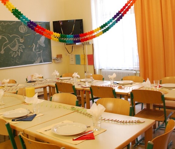 Gedeckter Tisch