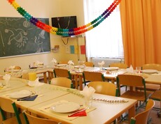 Gedeckter Tisch