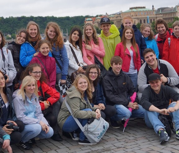 Schüler/innen in Prag