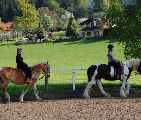 Beim Reiten