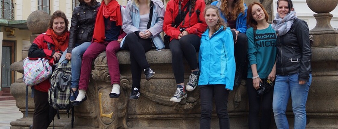 Gruppenfoto in Prag